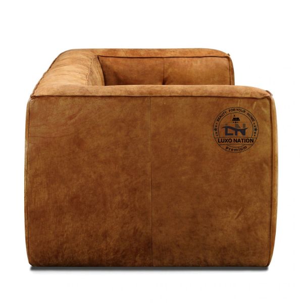 Royale Rest Leatherette Sofa – Bulk Comfort & Modern Style