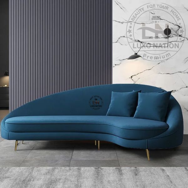 Luxo Nation ZenArc Curve Sofa – Harmony of Shape & Comfort