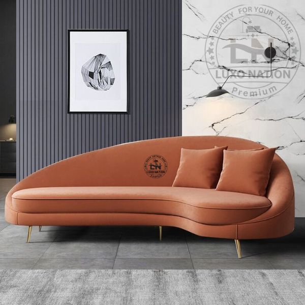 Luxo Nation ZenArc Curve Sofa – Harmony of Shape & Comfort