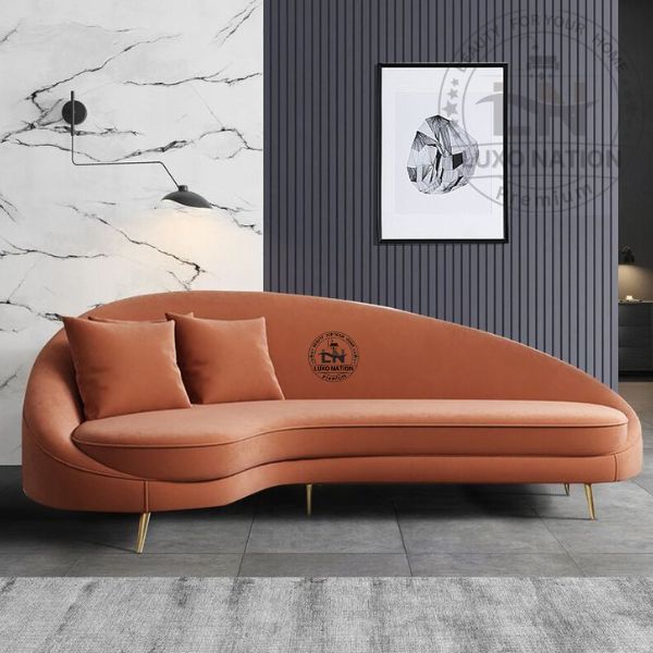 Luxo Nation ZenArc Curve Sofa – Harmony of Shape & Comfort