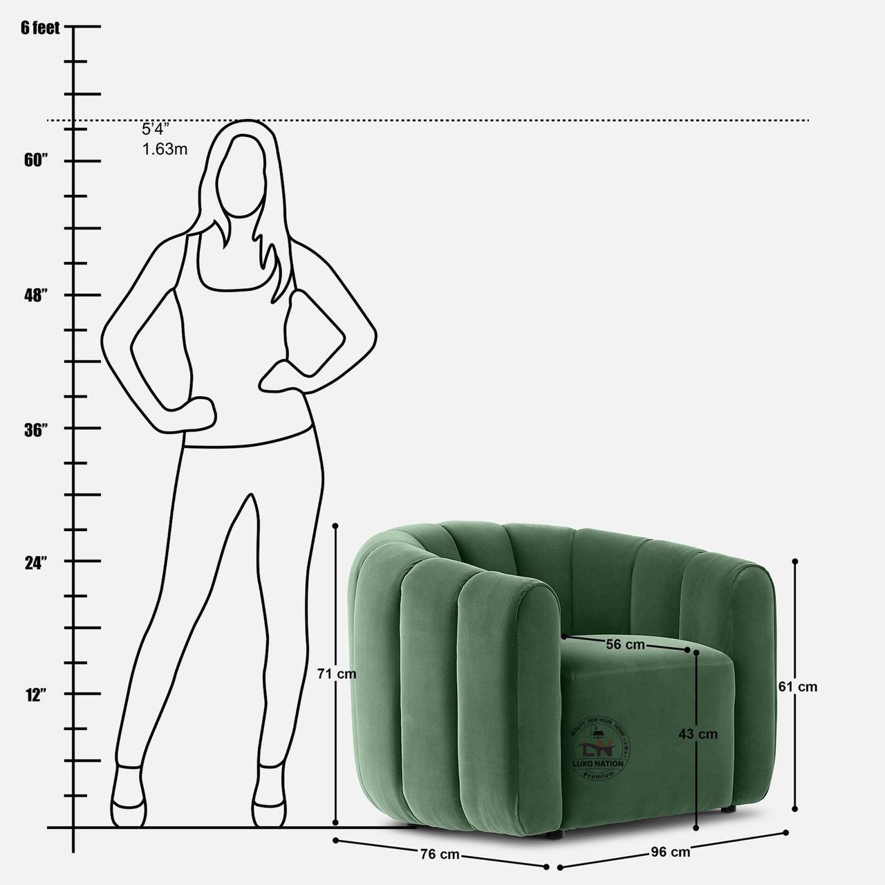 Luxo Nation Luxury Sofa – Premium Quality, Modern & Stylish Design