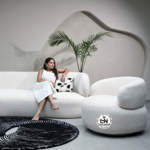 Luxo Nation curve Luxury Sofa – RoyalFlow Elegance Meets Ultimate Comfort