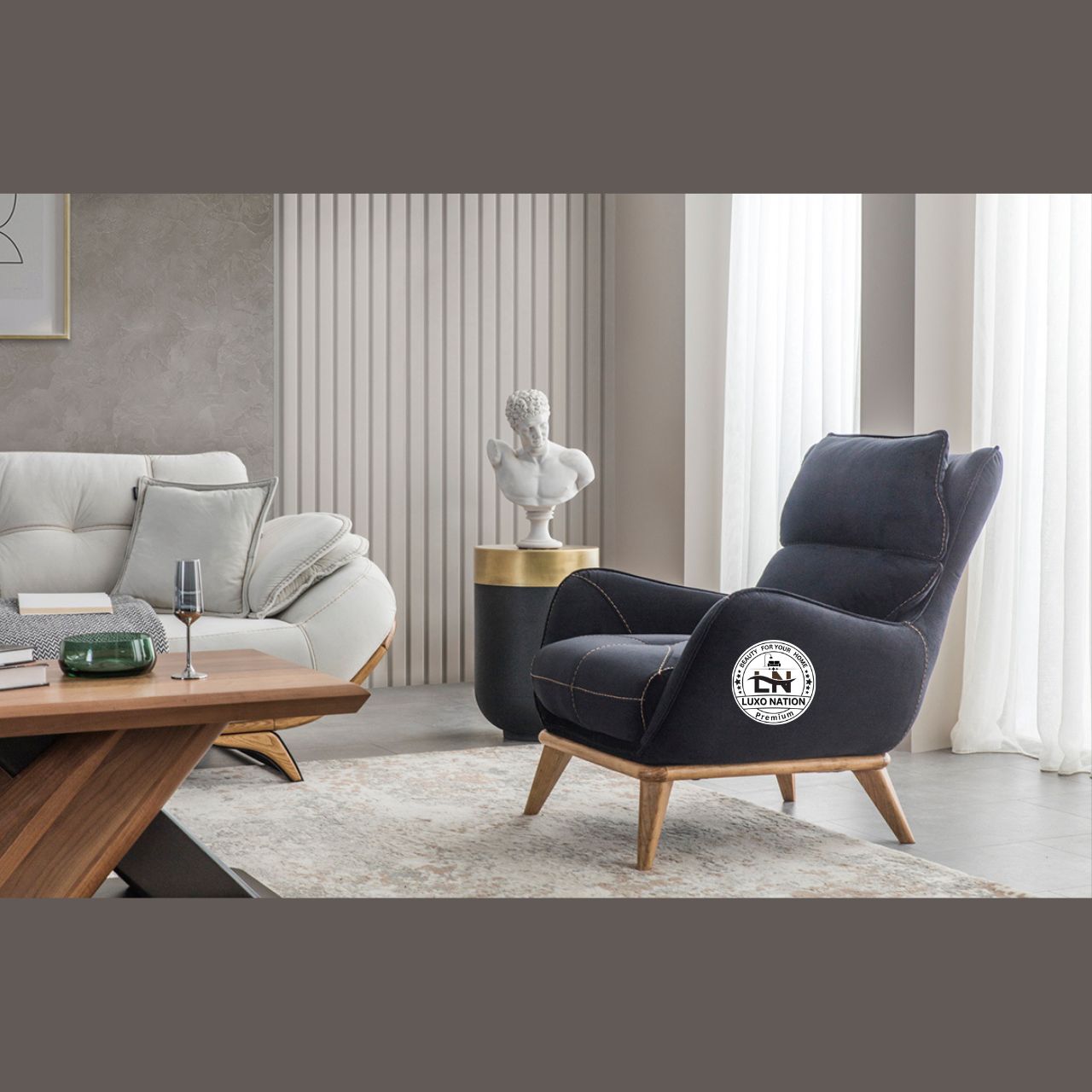 Luxo Nation Royal Sofa – Premium Comfort & Style unique sofa