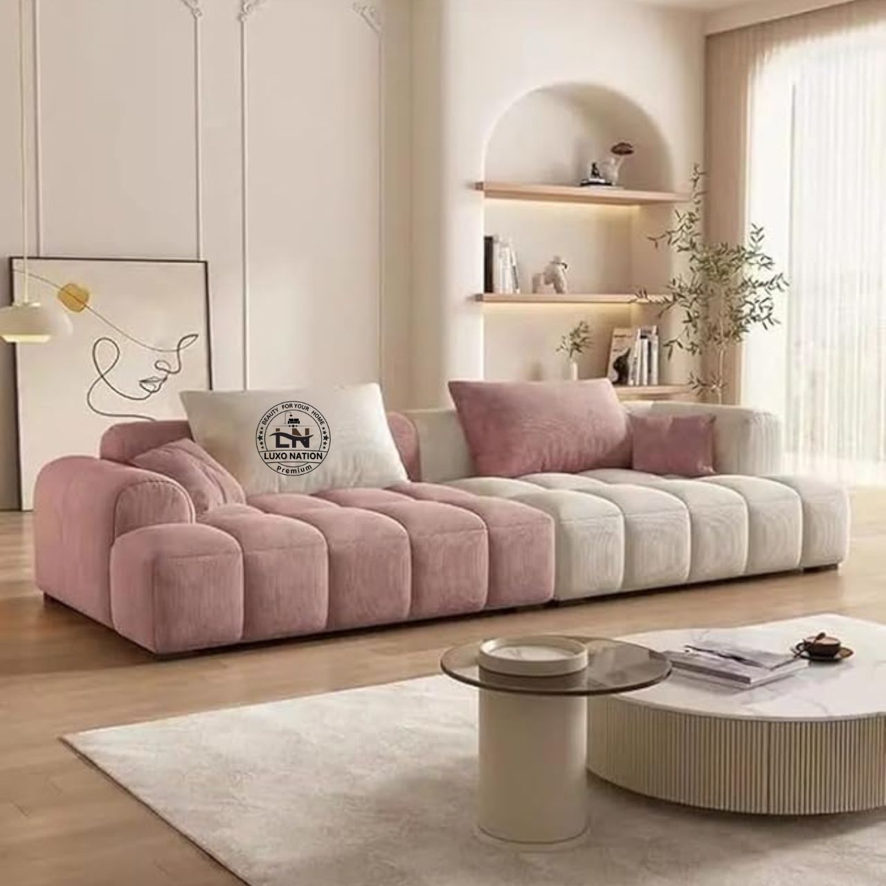 Luxo Nation Premium Sofa – Elegant Design & Cozy Seating High-Quality