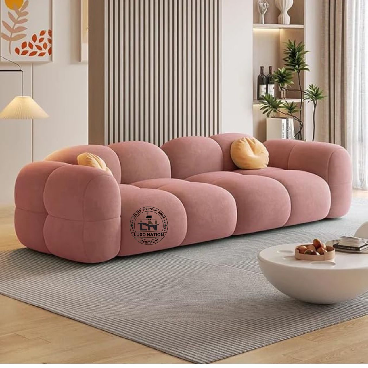 Luxo Nation Elegant Modern Sofa – Luxurious Look , & Premium Quality