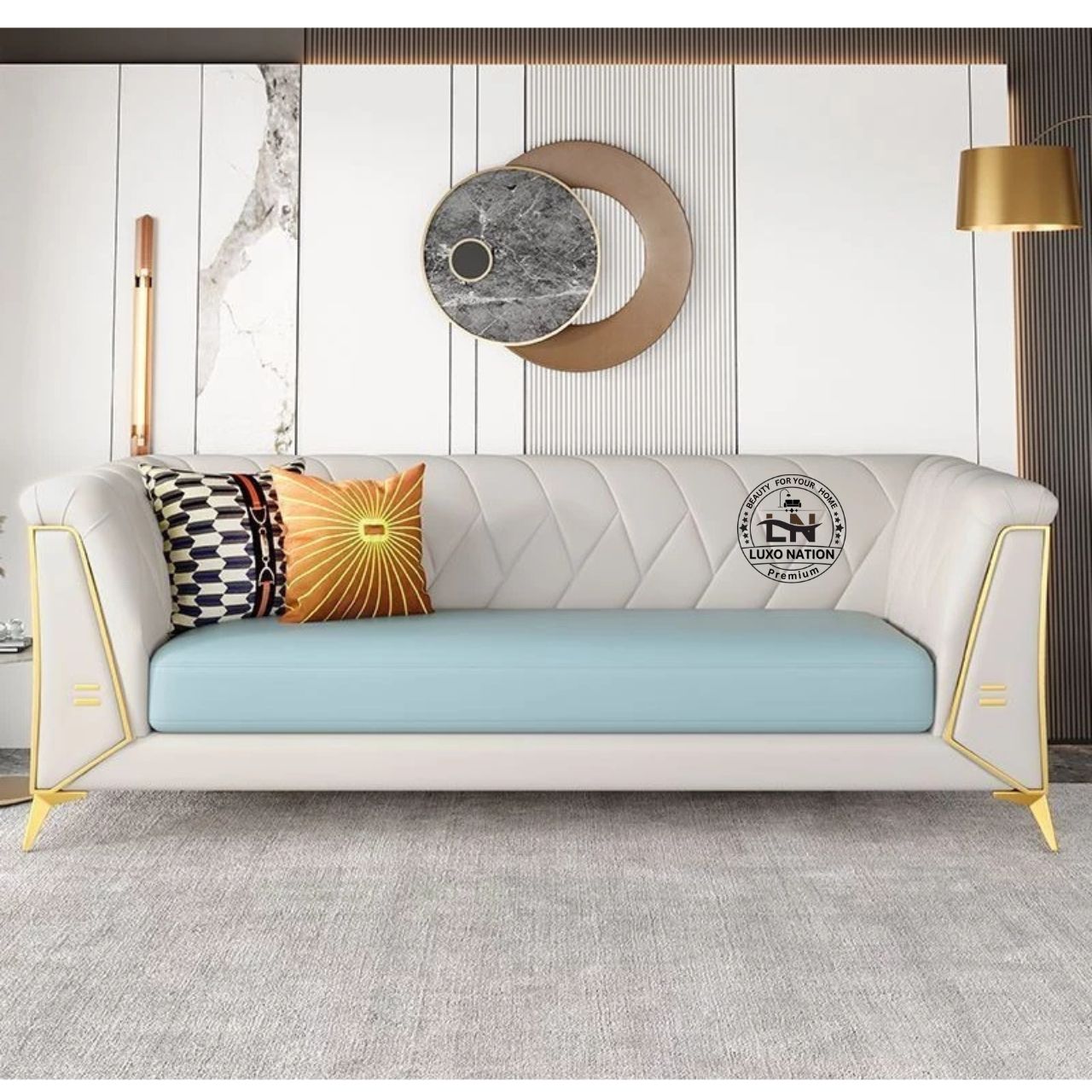 Luxo Nation Luxury Sofa Set for Living Room – Modern & Stylish sofa