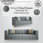 Luxo Nation Luxury Sofa Set  – Premium Quality & Velvet Suede Design
