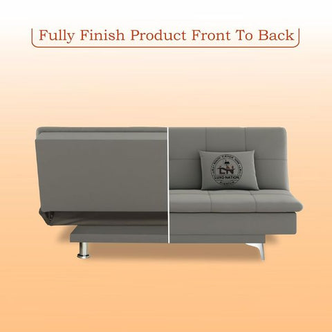 Luxo Nation FoldEase – Premium 3-Seater Sofa Cum Bed (4x6)