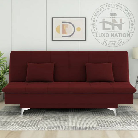 Luxo Nation FoldEase – Premium 3-Seater Sofa Cum Bed (4x6)