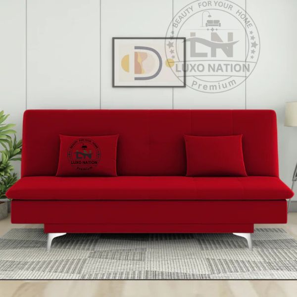 Luxo Nation FoldEase – Premium 3-Seater Sofa Cum Bed (4x6)