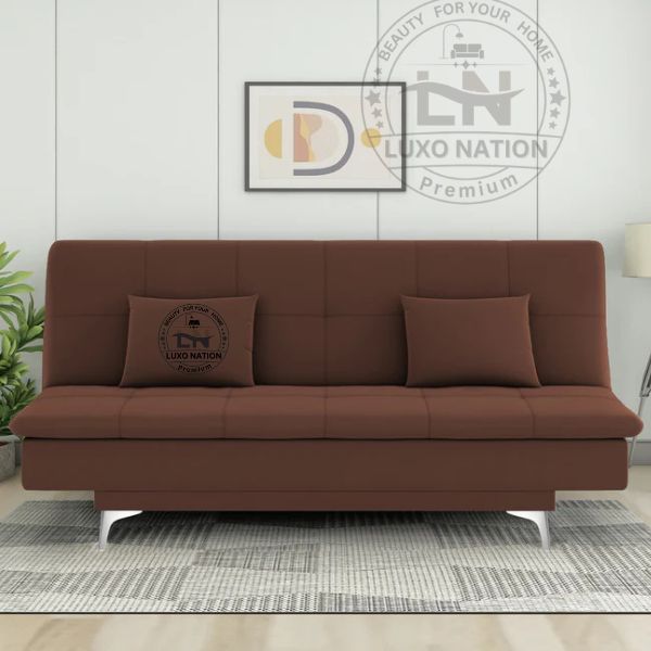 Luxo Nation FoldEase – Premium 3-Seater Sofa Cum Bed (4x6)