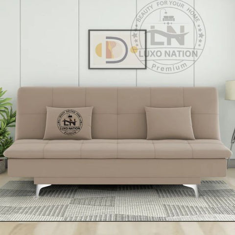 Luxo Nation FoldEase – Premium 3-Seater Sofa Cum Bed (4x6)