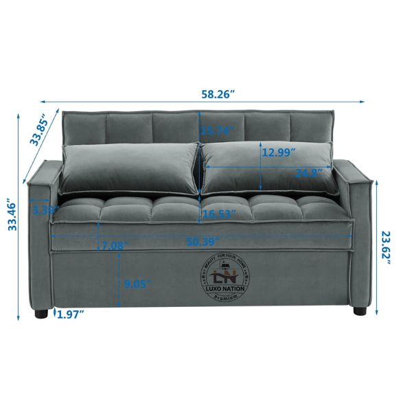 🛋️ NaazDream Luxury Sofa Cum Bed – Grace in Style, Rest in World