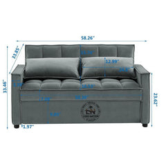 🛋️ NaazDream Luxury Sofa Cum Bed – Grace in Style, Rest in World