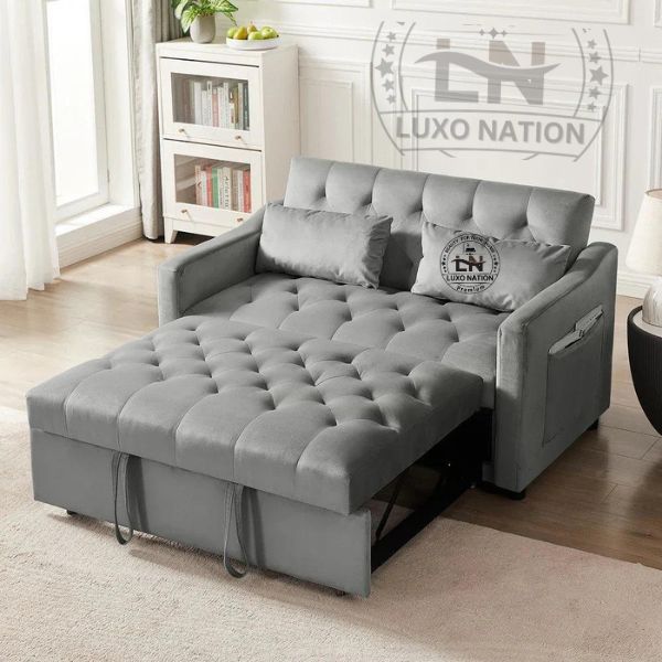 Naazstyle Foldable Sofa by Luxo Nation – Sofa by Day, Bed by Night