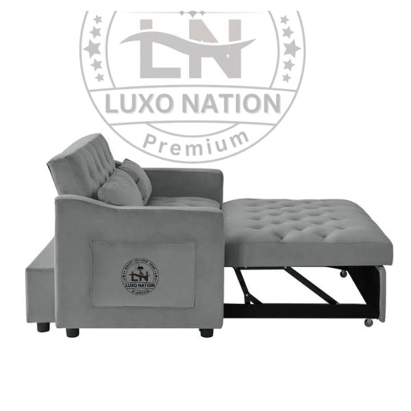 Naazstyle Foldable Sofa by Luxo Nation – Sofa by Day, Bed by Night