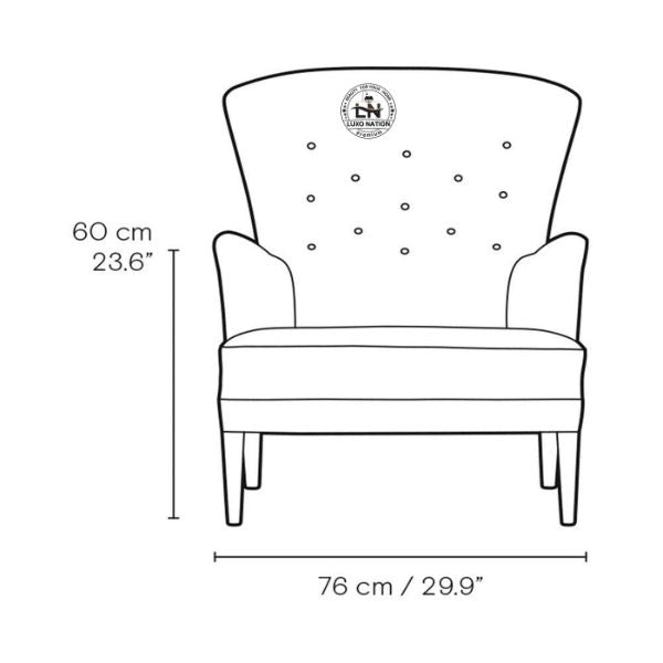 Luxo Nation Premium NaazStyle Accent Chair for All Room Styles