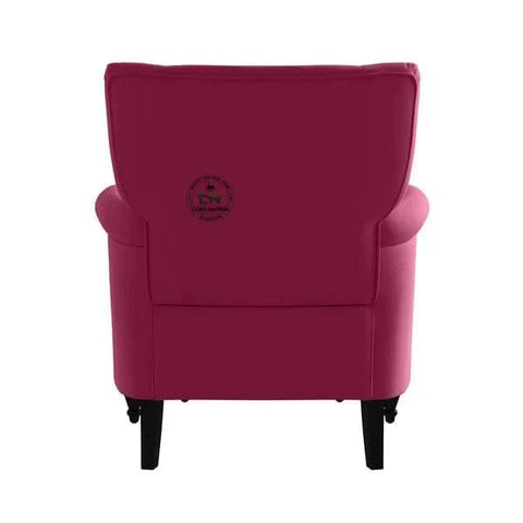 Luxo Nation Modern Accent Chair with Ottoman – Premium Comfort Style