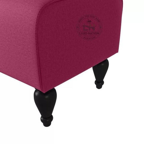 Luxo Nation Modern Accent Chair with Ottoman – Premium Comfort Style