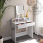 Stylish Makeup Desk with Storage Drawers, Vanity & Study Combo Desk