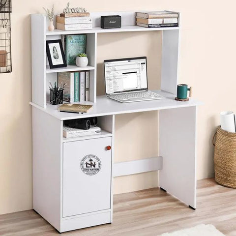 Premium Woodcom Study Desk with Storage – Perfect for Home & Office
