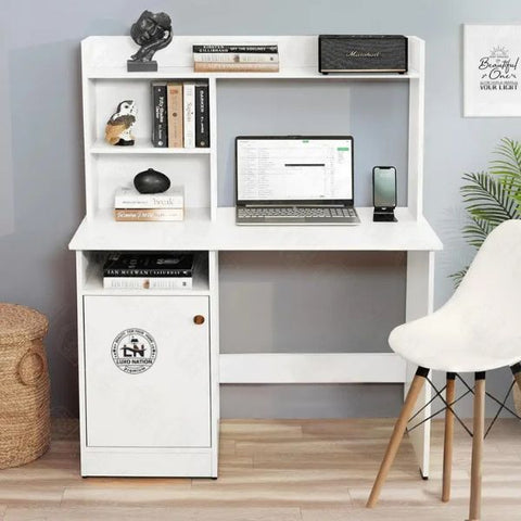 Premium Woodcom Study Desk with Storage – Perfect for Home & Office