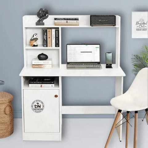 Premium Woodcom Study Desk with Storage – Perfect for Home & Office