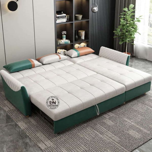 Modern L-Shaped Storage Sofa | Stylish Sectional Couch By Luxo Nation