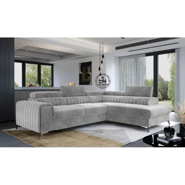 Luxury L Shape Sectional Sofa Set for Living Room – Luxo Nation