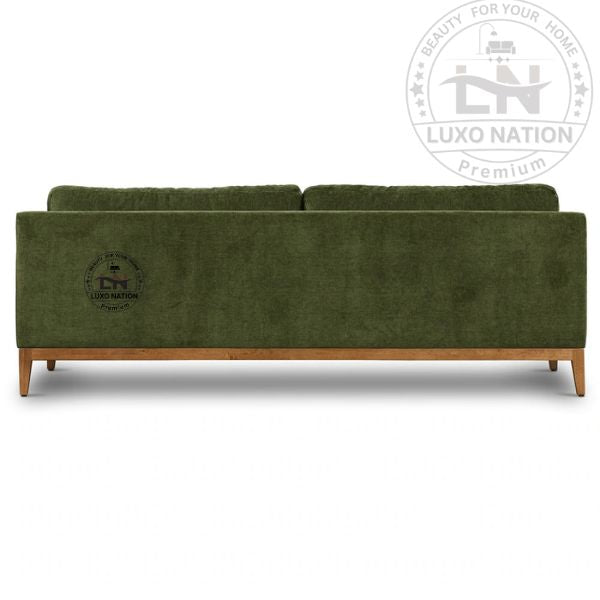 Classic Empire luxury Sofa – Teak Wood Rich Finish with Bold Elegance