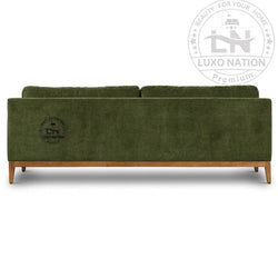 Classic Empire luxury Sofa – Teak Wood Rich Finish with Bold Elegance