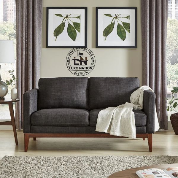 ElanWood Sofa – Stylish Wooden Frame for Modern Spaces By Luxo Nation