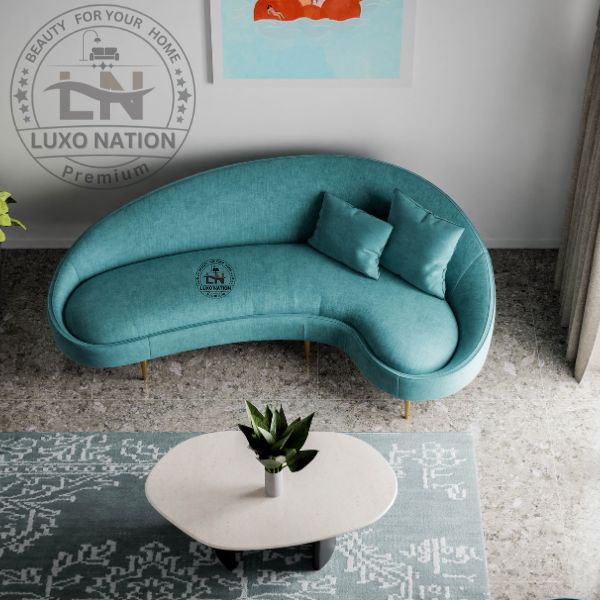 Luxo Nation ZenArc Curve Sofa – Harmony of Shape & Comfort