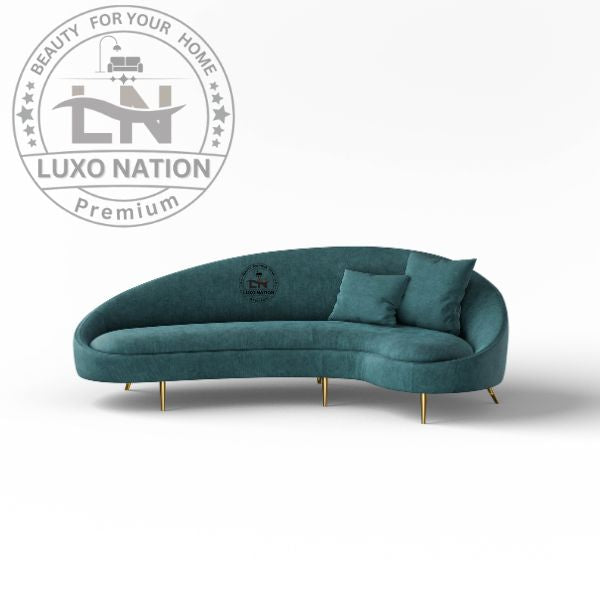 Luxo Nation ZenArc Curve Sofa – Harmony of Shape & Comfort