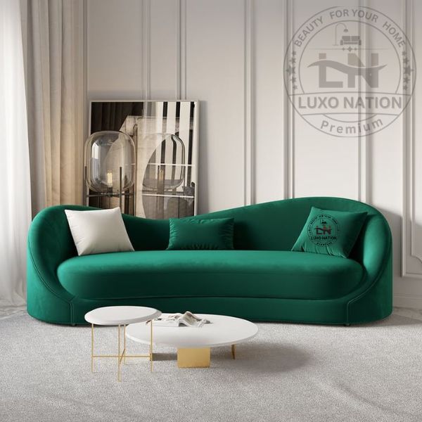 ZenArc Luxe Curve Sofa – Sculpted Elegance in Premium Comfort