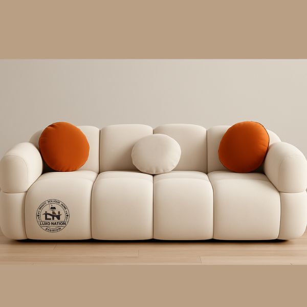 Elegant Curved Sofa Set – Luxury Living Room Furniture by Luxo Nation