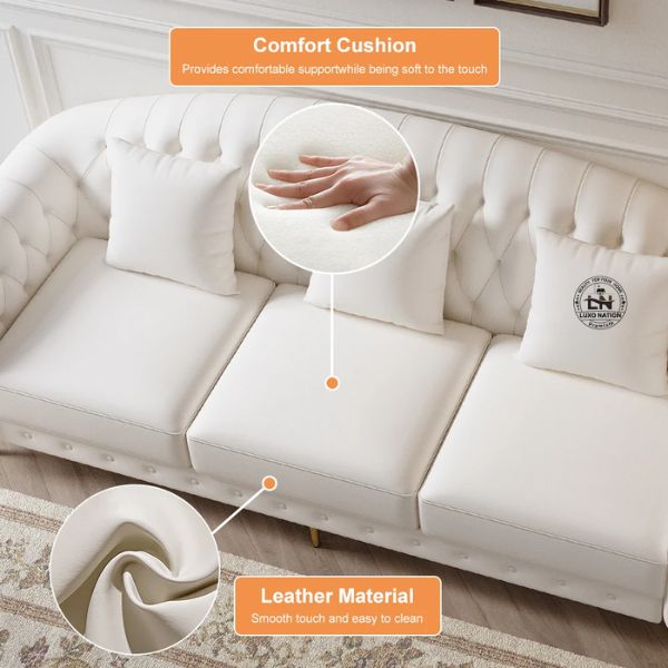 Modern Curved Sofa | Luxury Sofa Modern Living Room By Luxo Nation