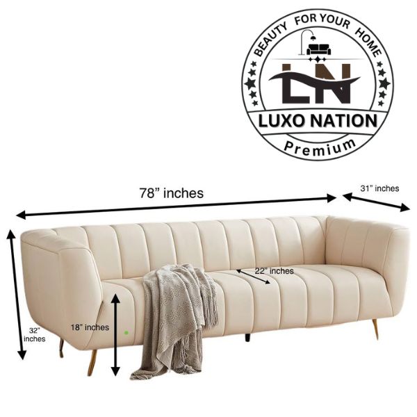 🛋️ Elegant Living Room Sofa Set | Contemporary Designer Couch Online