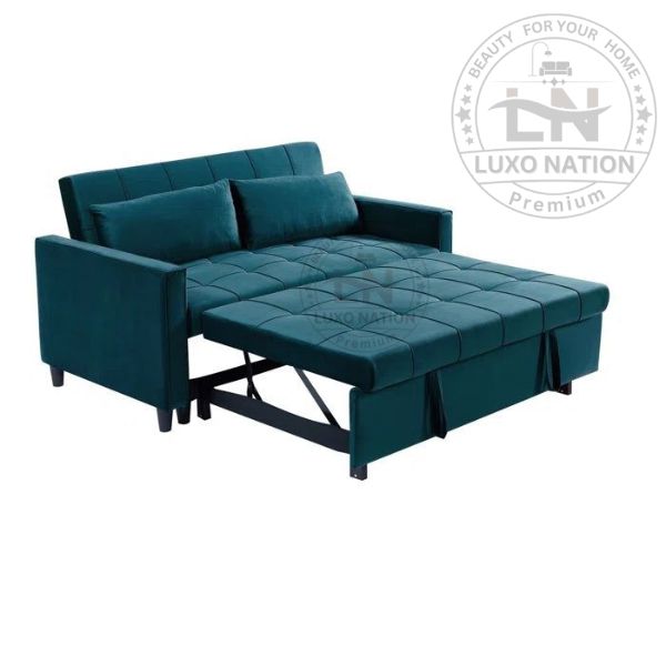 Luxo Nation 3 Seater Sofa Cum Bed – Modern Foldable Sleeper Sofa
