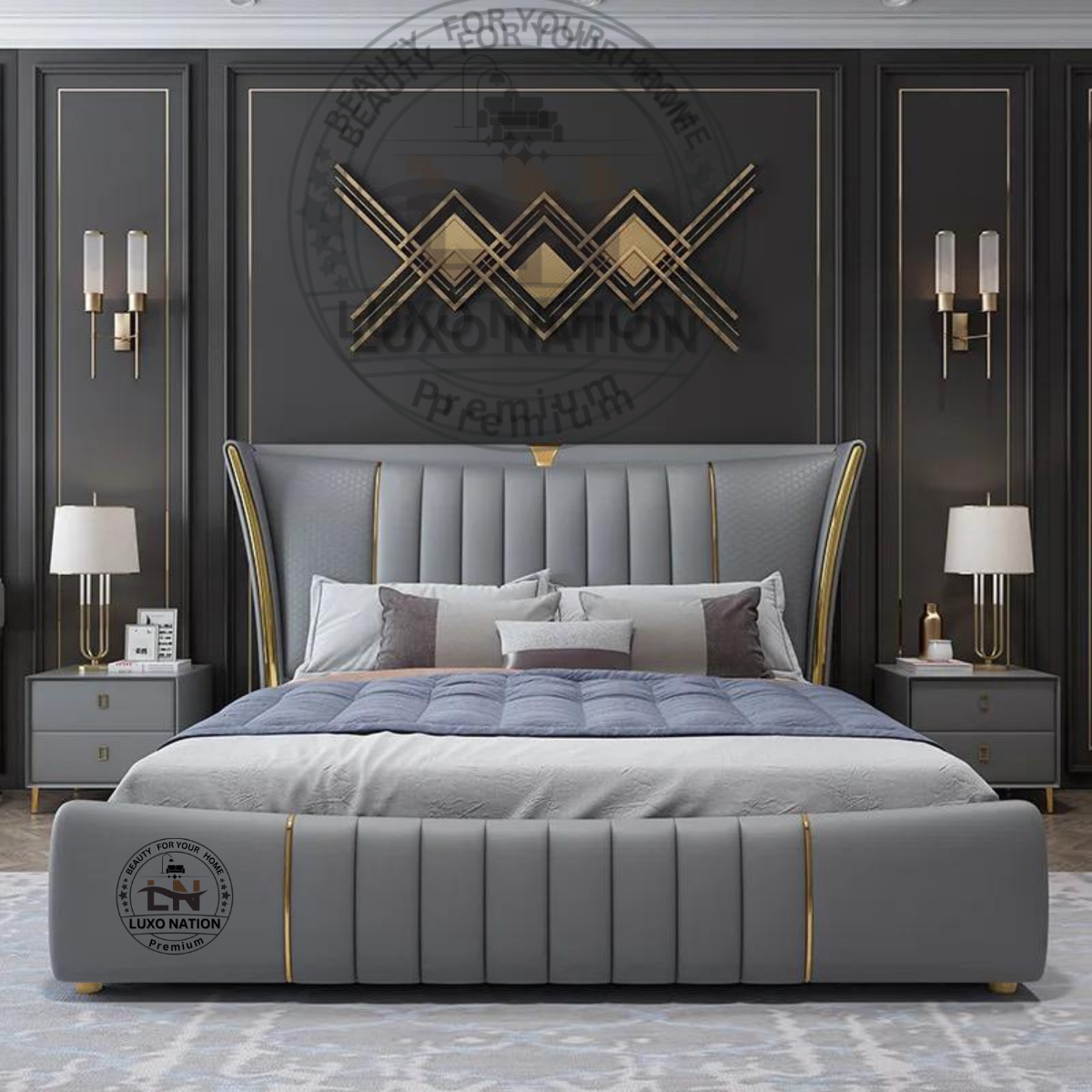 Luxo Nation  Luxury Orion Bed – Experience Comfort Modern Elegance