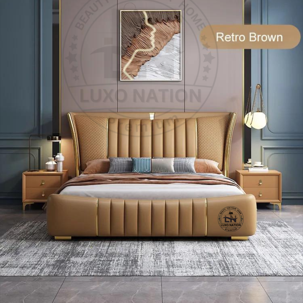 Luxo Nation  Luxury Orion Bed – Experience Comfort Modern Elegance