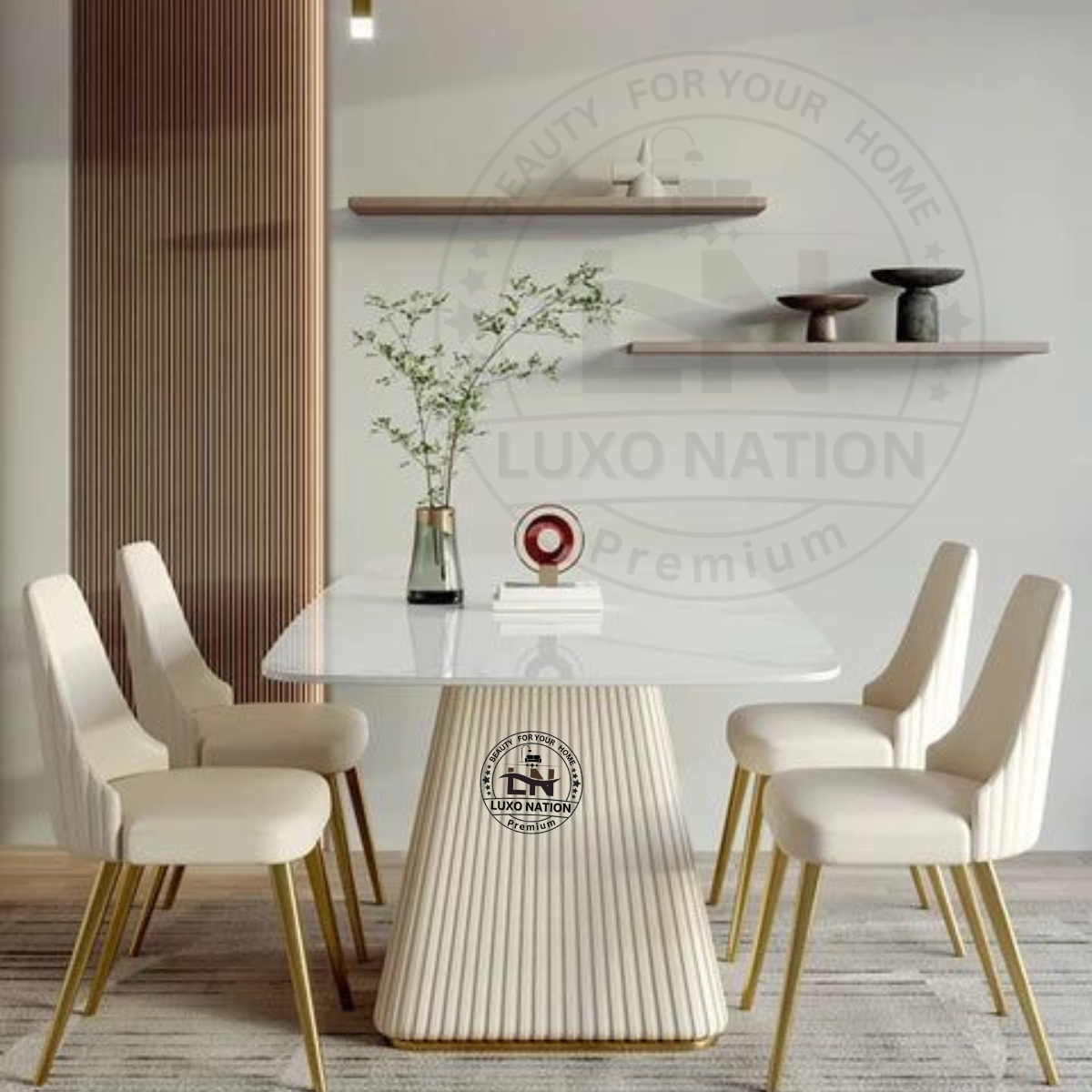 Luxo Nation Premium Dining Table Set :- Sophisticated Style and Luxury