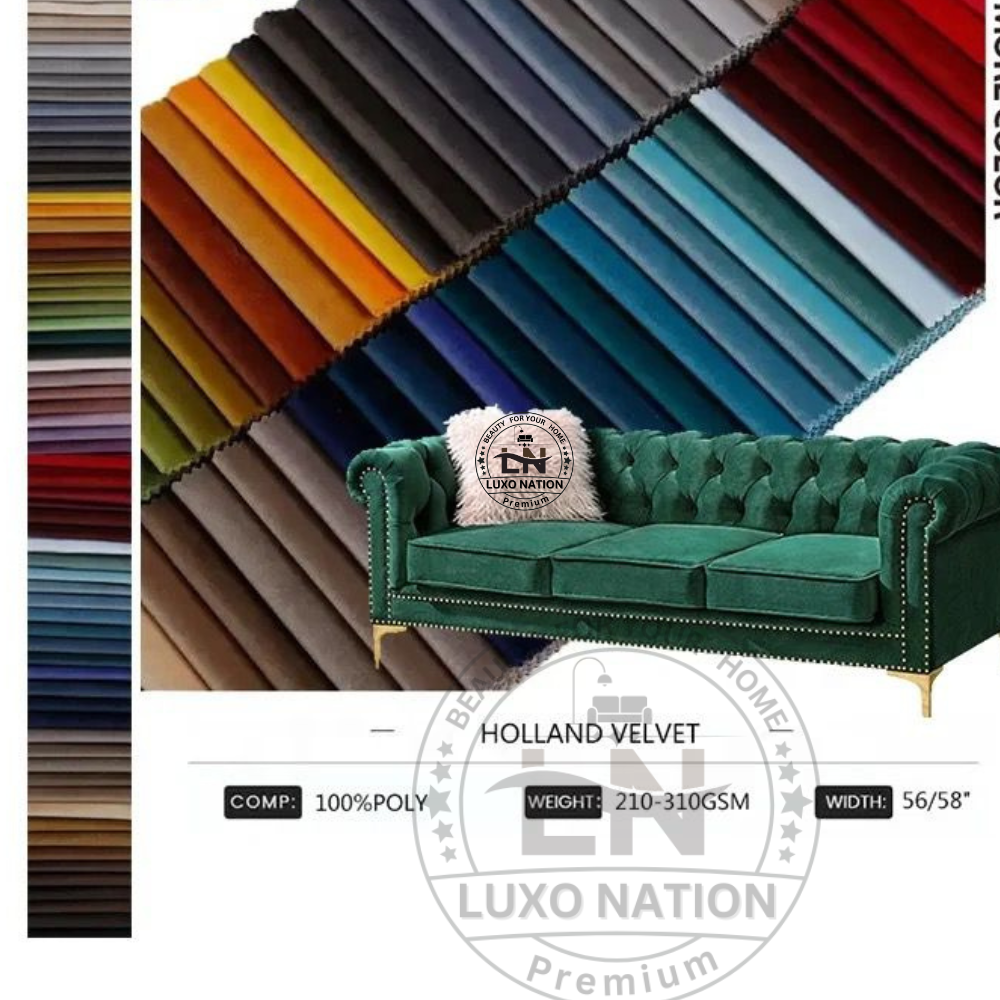Luxo Nation Chesterfield Sofa Set - Timeless Luxury & Classic Elegance