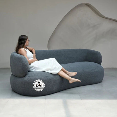 Luxo Nation curve Luxury Sofa – RoyalFlow Elegance Meets Ultimate Comfort