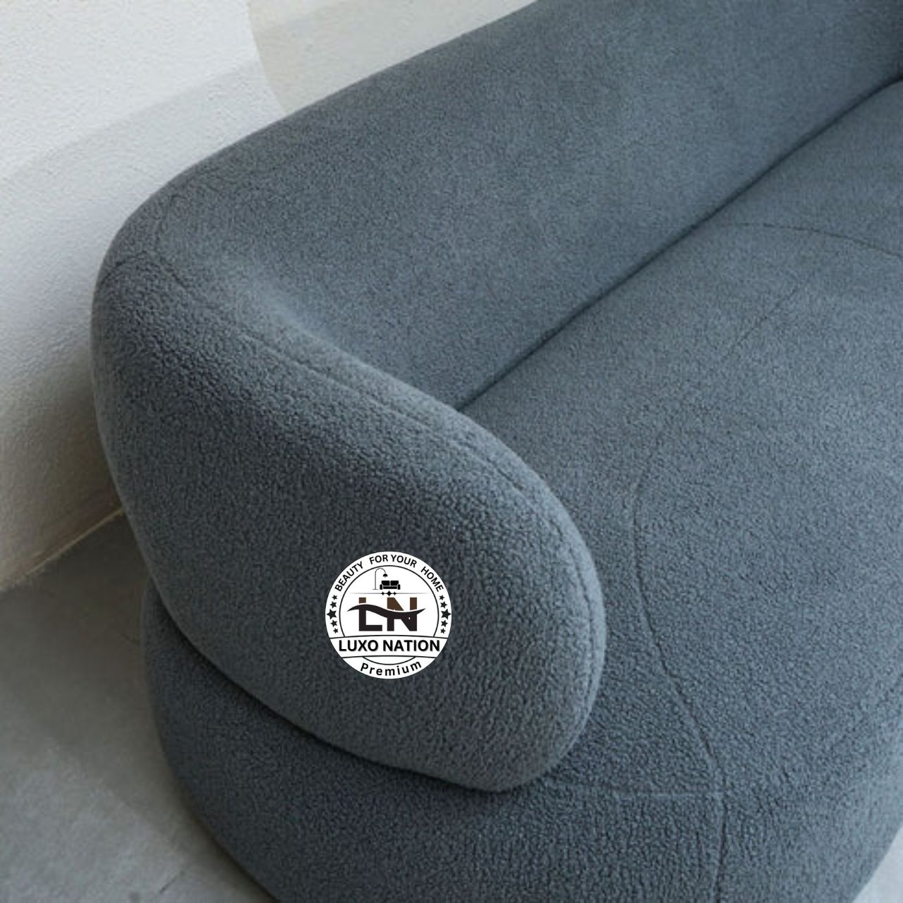 Luxo Nation curve Luxury Sofa – RoyalFlow Elegance Meets Ultimate Comfort