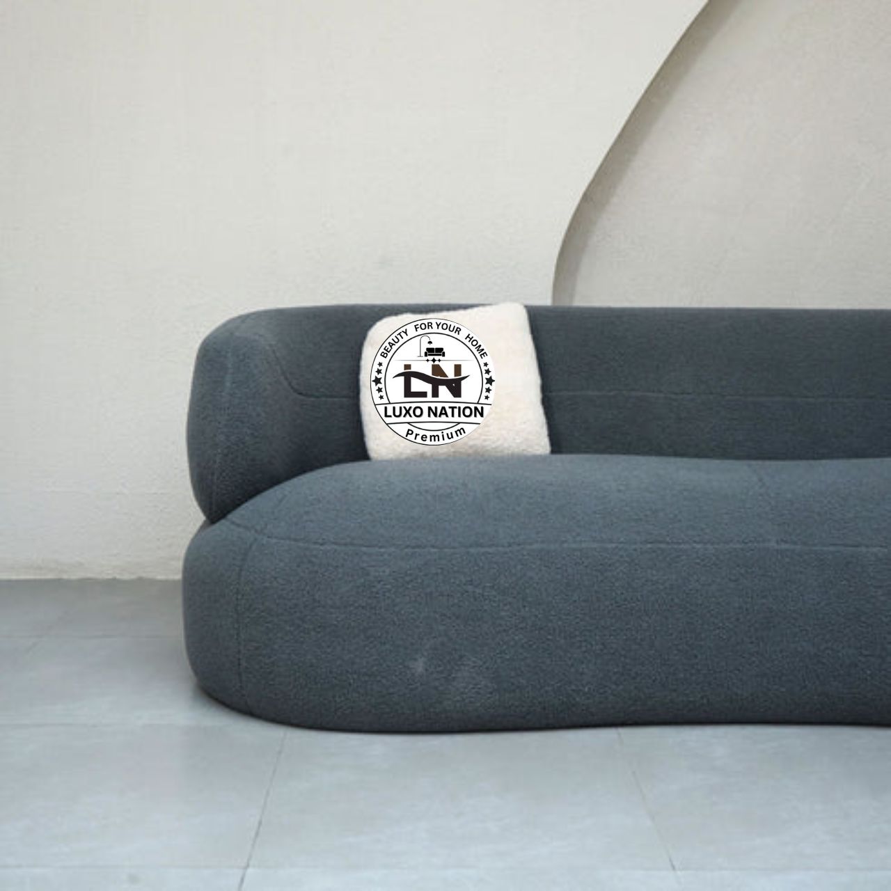 Luxo Nation curve Luxury Sofa – RoyalFlow Elegance Meets Ultimate Comfort