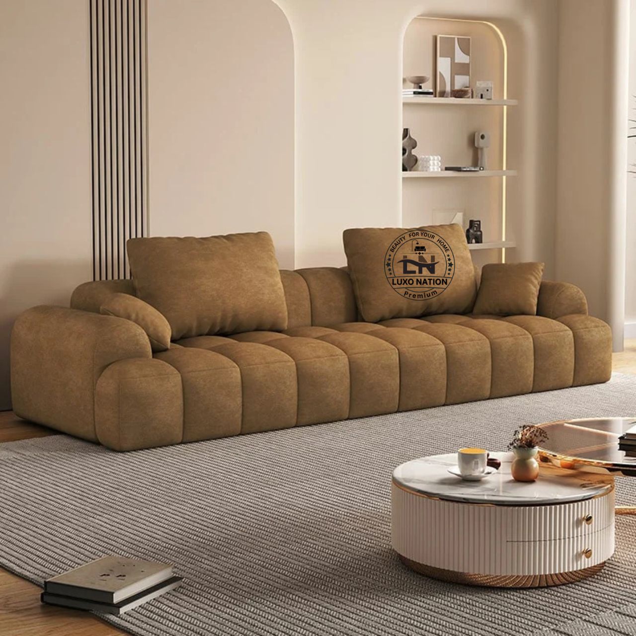 Luxo Nation Premium Designer Sofa – Stylish , Comfortable & Durable