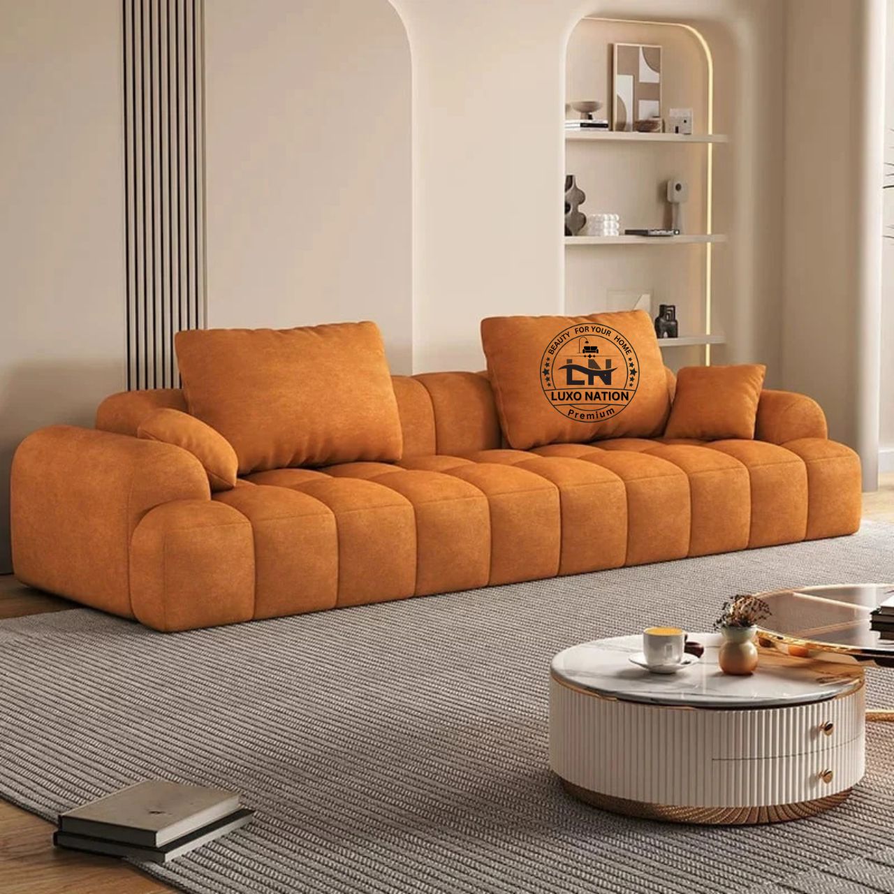 Luxo Nation Premium Designer Sofa – Stylish , Comfortable & Durable
