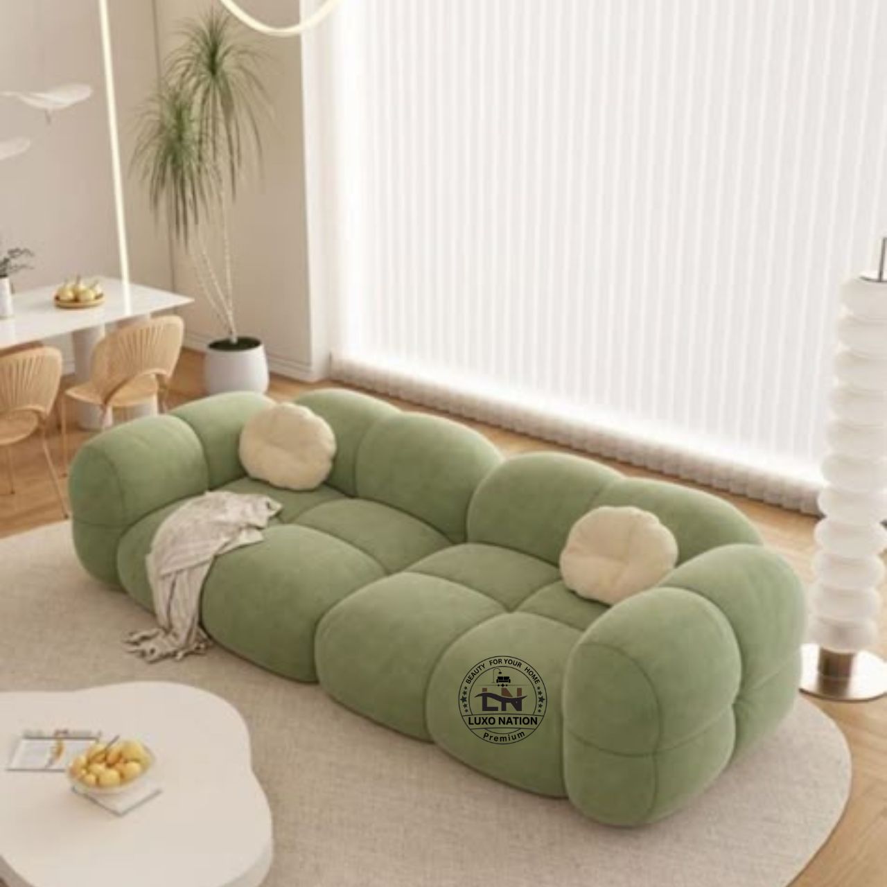 Luxo Nation Elegant Modern Sofa – Luxurious Look , & Premium Quality