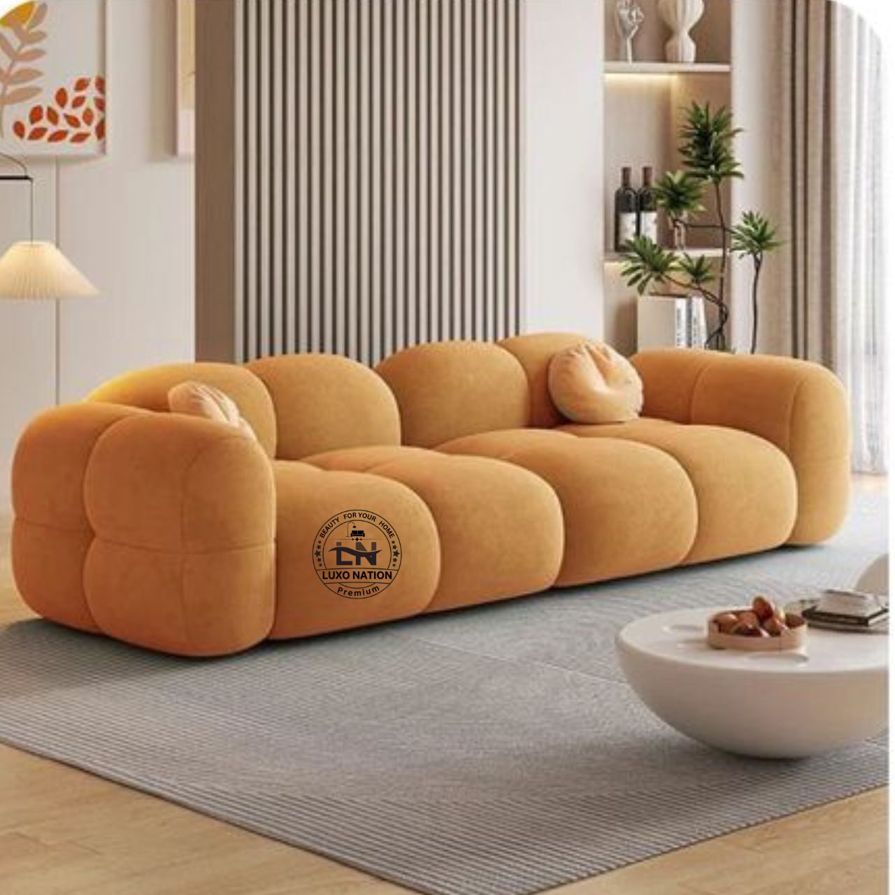 Luxo Nation Elegant Modern Sofa – Luxurious Look , & Premium Quality